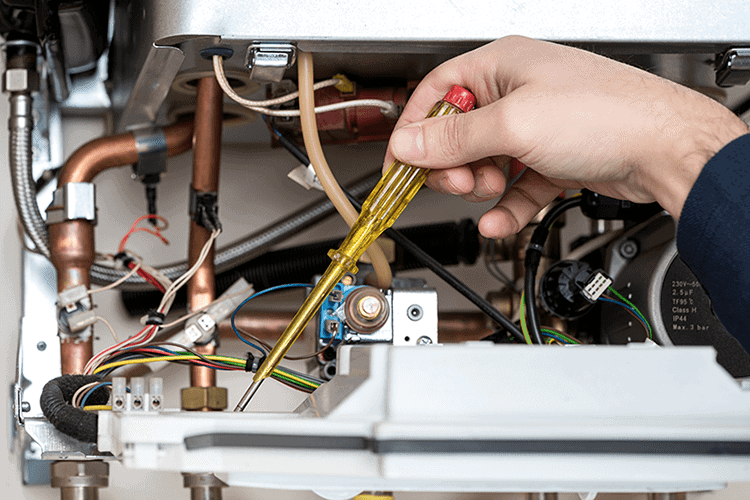 A furnace unit is tinkered. How Does My Gas Furnace Work?